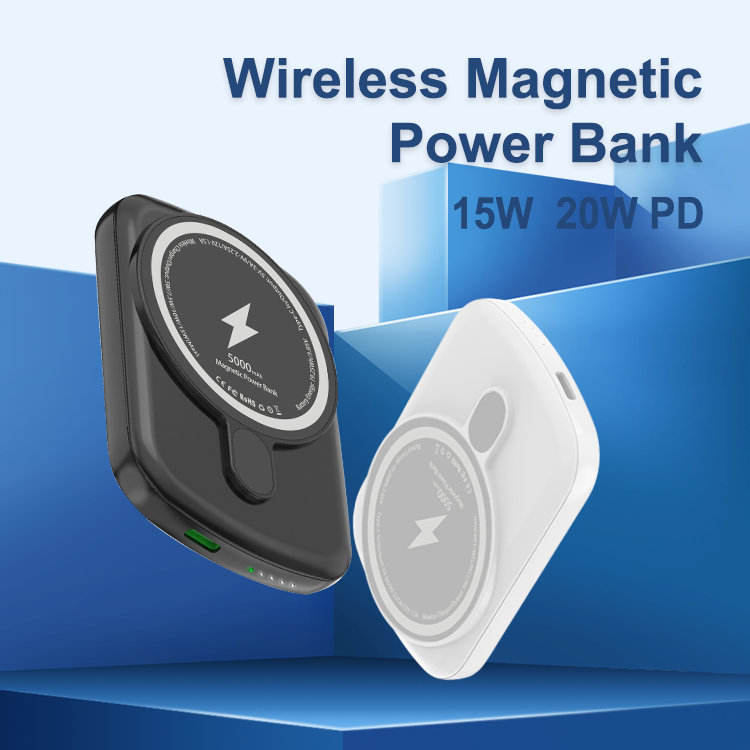 Portable 10000mAh Magnetic Wireless Power Bank