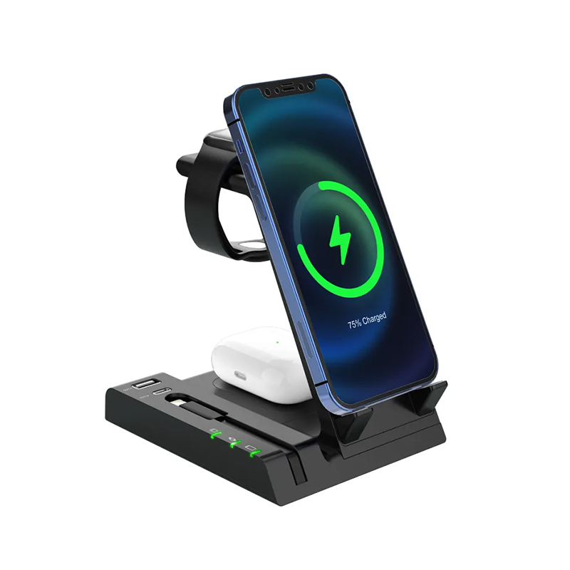 6 in 1 Desktop Stand Wireless Charger