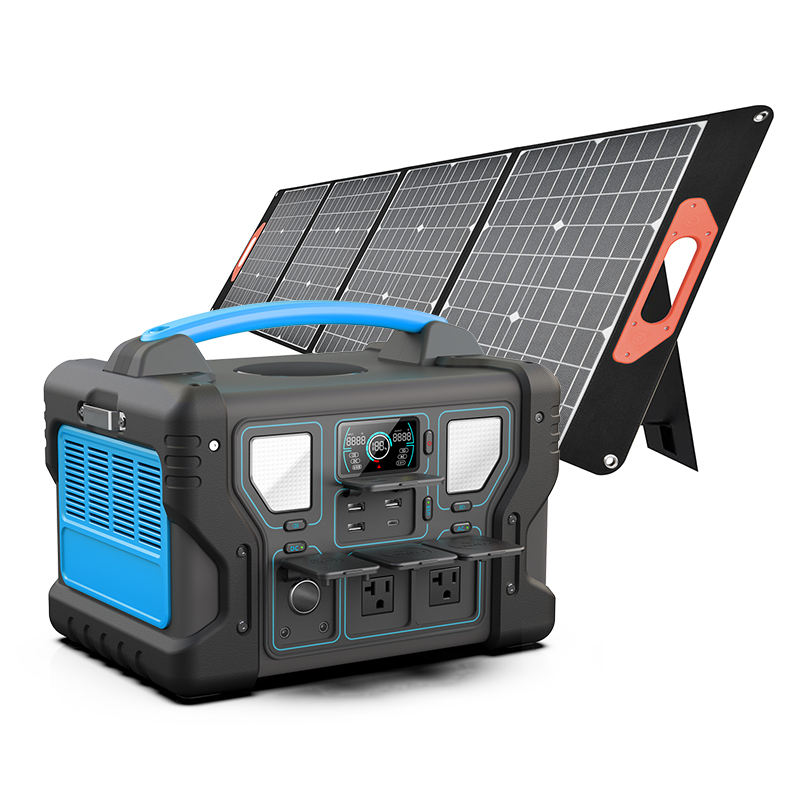 Q700 Lifepo4 ups battery backup emergency supply portable solar generator 700w enrgy storage power station
