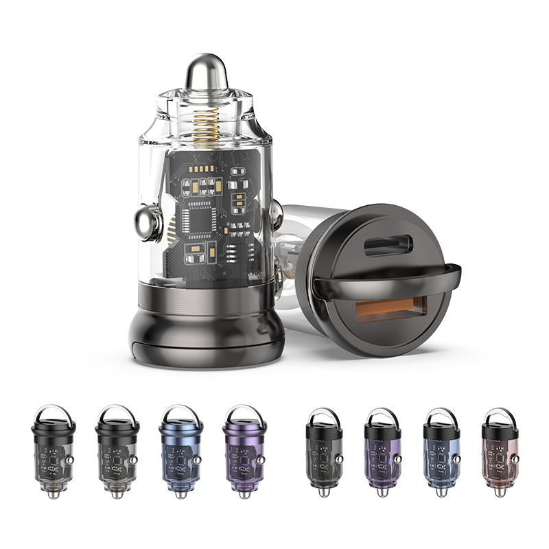 C05-65W Mini Pull-ring Car Charger